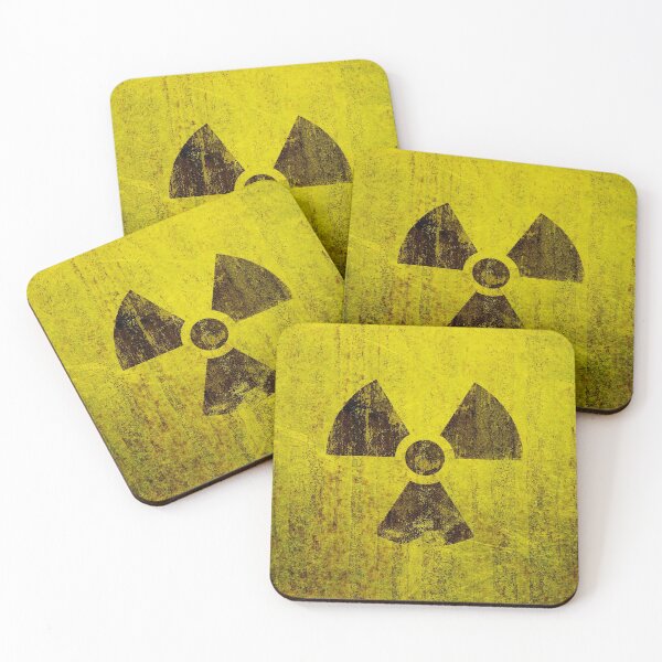 Item preview, Rusted Radioactive Symbol designed and sold by staticnoise.