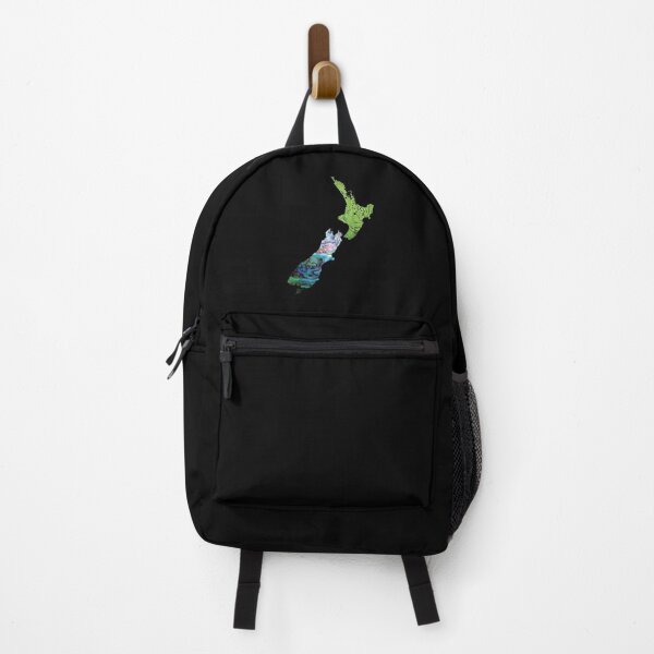 Item preview, MAPA DE NUEVA ZELANDA SIMPLE PAUA FERNS designed and sold by Madjack Tees Kiwi SuperStore.