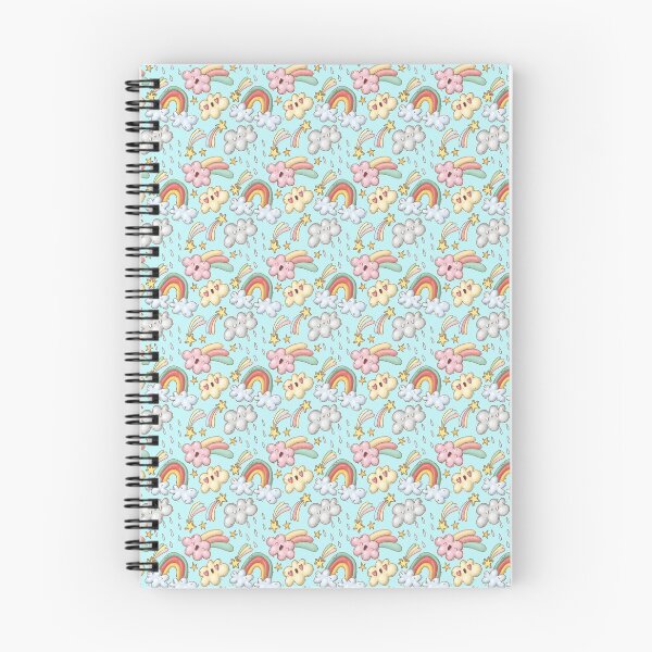 Item preview, Whimsical Happy rainbow Clouds Stars designed and sold by creative321.