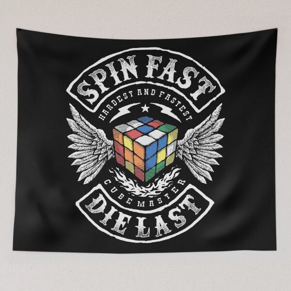 Item preview, Cube Spin Fast Die Last (on Dark) designed and sold by miftake.