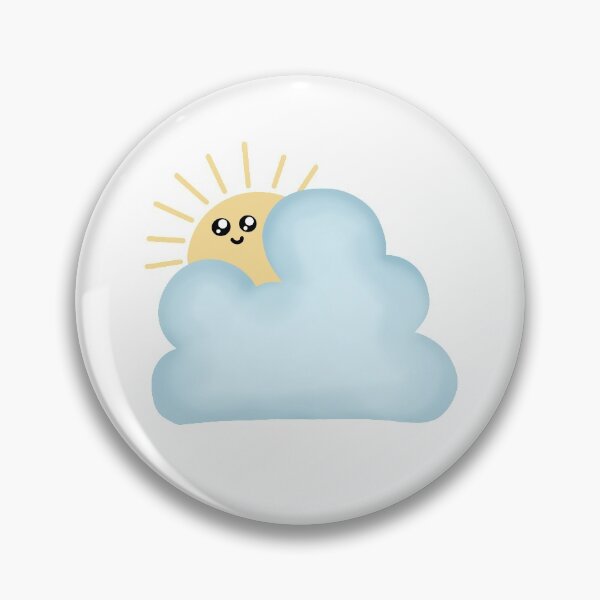 Item preview, smiling sun and cloud designed and sold by tsong123.