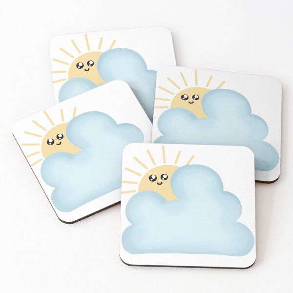 Item preview, smiling sun and cloud designed and sold by tsong123.