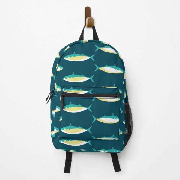 Item preview, Blue Sea Tuna Fish Pattern designed and sold by lanolga.