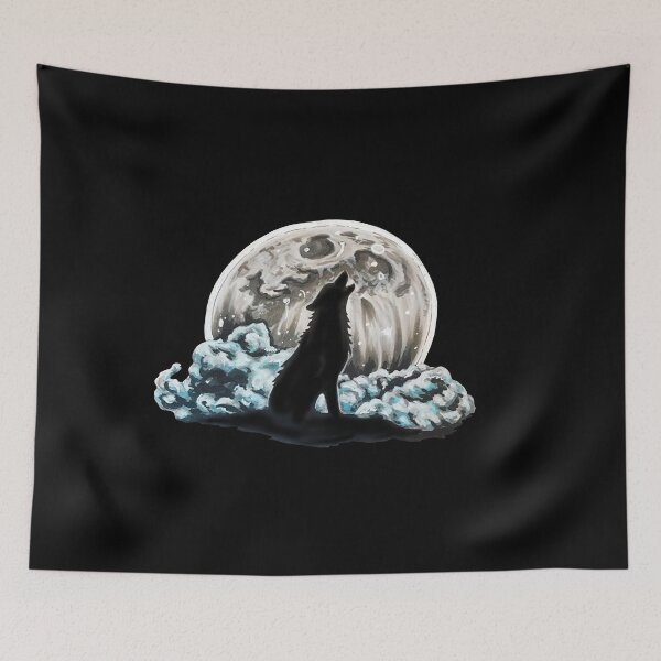 Item preview, Wolf Howling at the Moon Silhouette  designed and sold by Lady-Lilac.