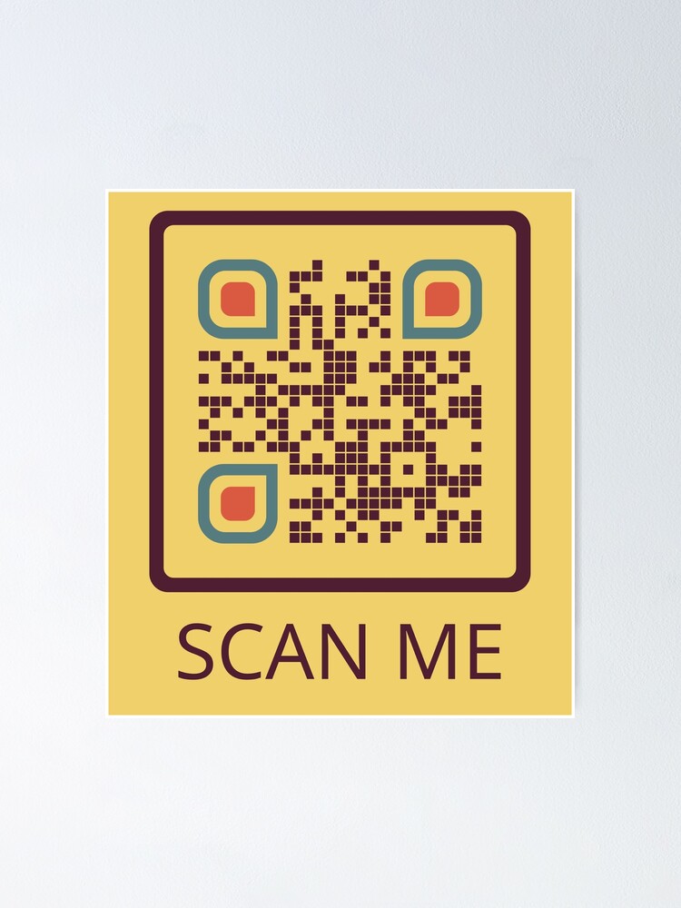 "Magic Moon QR Code" Poster for Sale by MagicMoon Redbubble