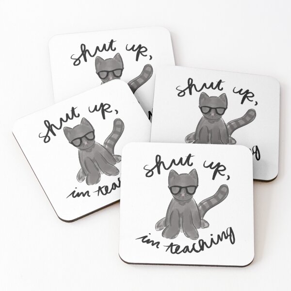 Item preview, Teaching Angry Cat designed and sold by Mazie Kate.