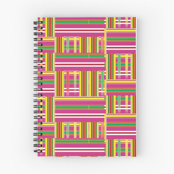 Item preview, Pink Kente Pattern Fabric designed and sold by SammyBad.