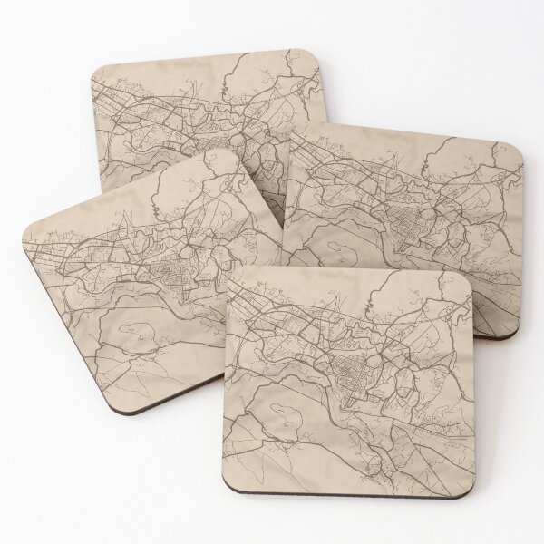 Item preview, L'Aquila Sepia Map designed and sold by CPTVDesign.