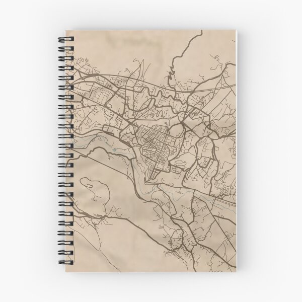 Item preview, L'Aquila Sepia Map designed and sold by CPTVDesign.