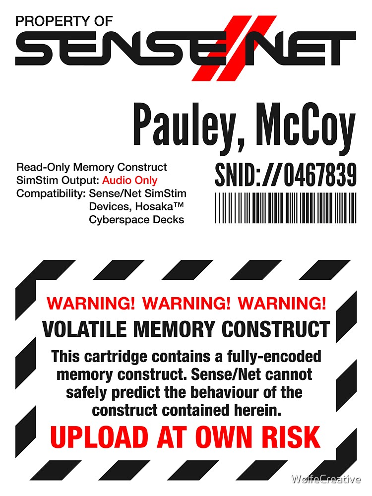 "Dixie Flatline Warning Label Sticker, White" Sticker for Sale by