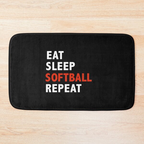 Item preview, Eat Sleep Softball Repeat Softball Player Sports designed and sold by losttribe.