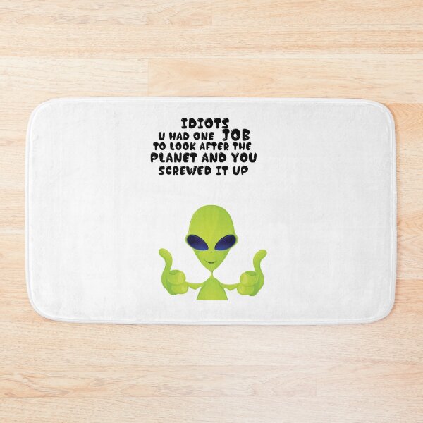 Item preview, Funny Alien- Save the Planet  designed and sold by BitcoinBros.