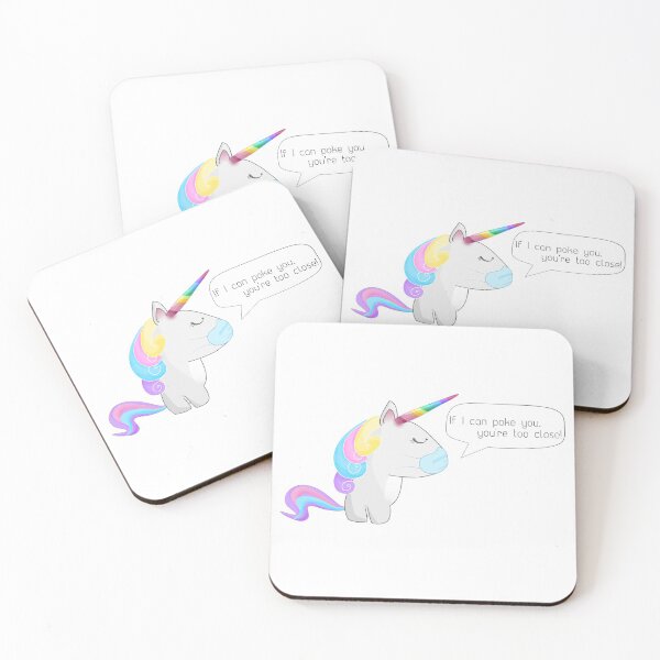 Item preview, Social Distancing Unicorn designed and sold by distancingqueen.