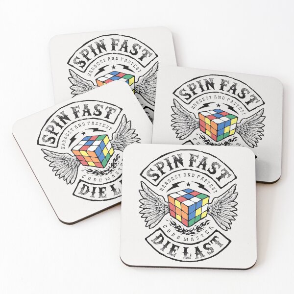 Item preview, Cubes Spin Fast Die Last (on Light) designed and sold by miftake.