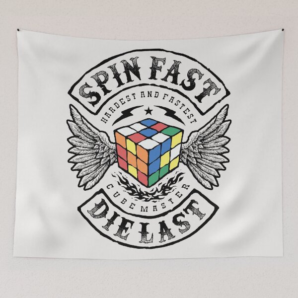 Item preview, Cubes Spin Fast Die Last (on Light) designed and sold by miftake.