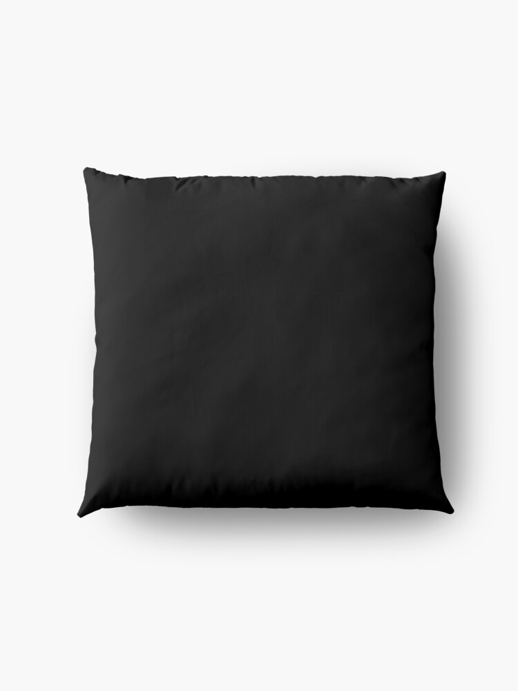 Alternate view of Black is the most beautiful color Floor Pillow