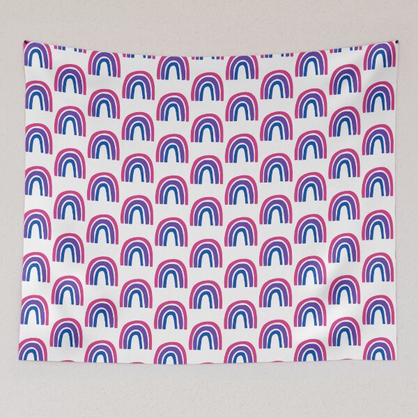 Item preview, Bi Flag Rainbow designed and sold by designbysara.