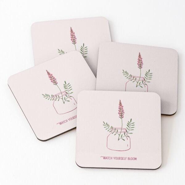 Item preview, Florist gardener inspirational quote watch yourself bloom designed and sold by javes93.