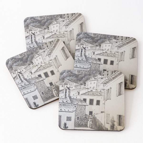 Item preview, Village designed and sold by ChristineDavisArt.