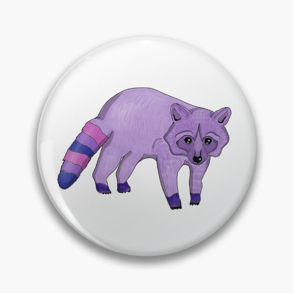Item preview, Bi pride raccoon designed and sold by annaleecake1.
