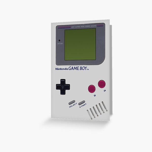 Nintendo GAME BOY Greeting Card