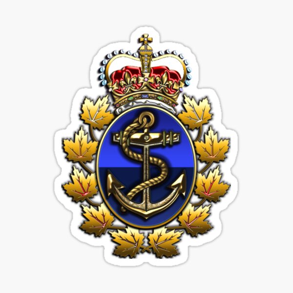CANADA Canadian Forces Maritime Command MARCOM NAVY Badge Vinyl Sticker Decal CANADA Canadian Forces Maritime Command MARCOM NAVY Badge Vinyl Sticker Decal