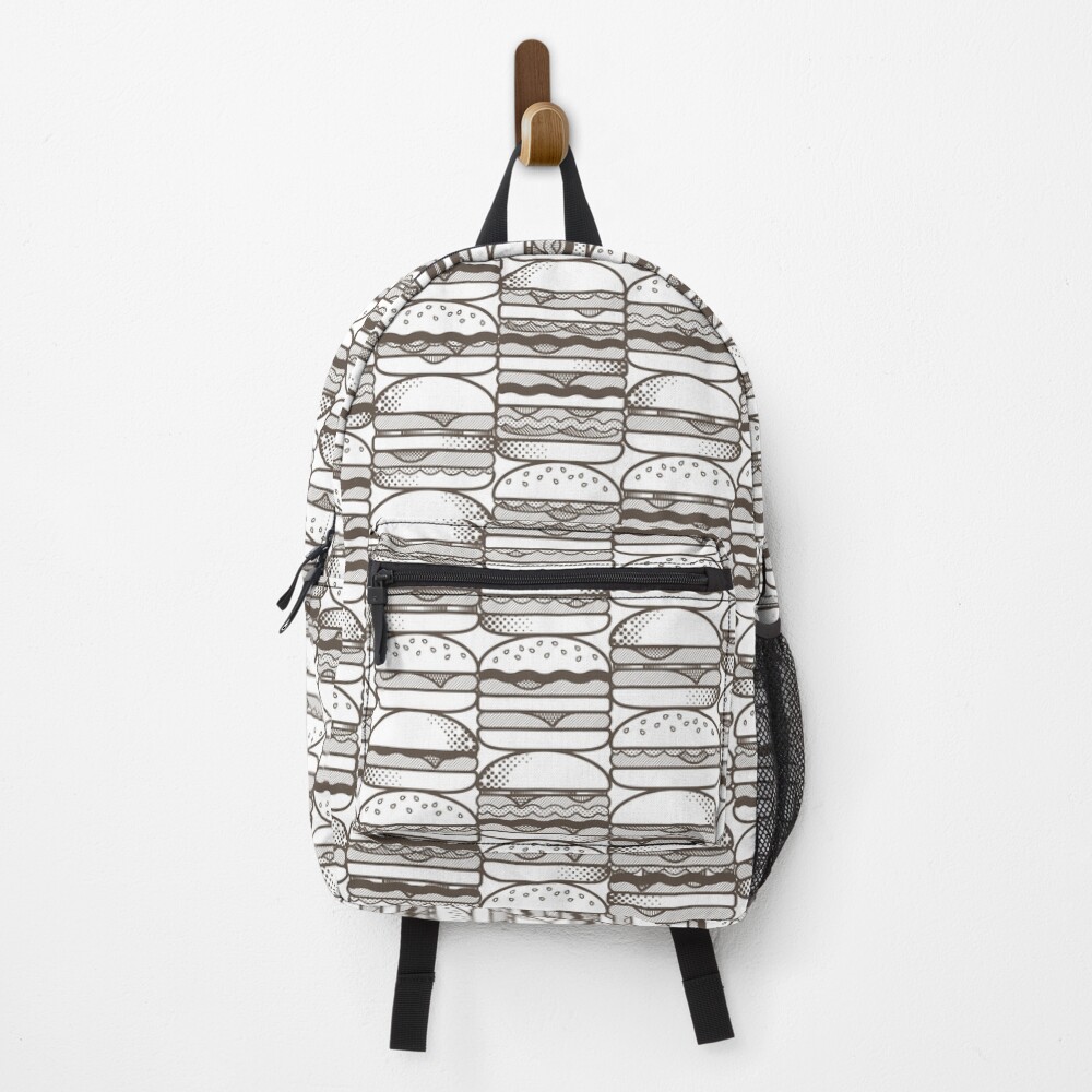 Burgers Wall pattern Backpack