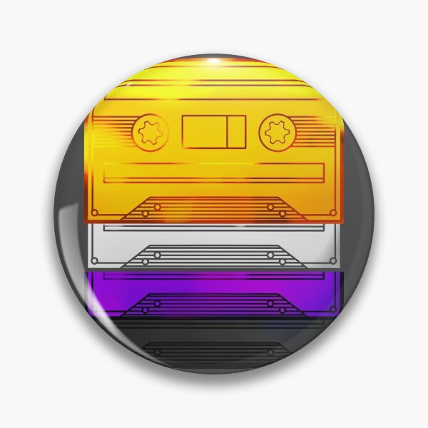 Item preview, Cassette Tapes - Nonbinary Pride designed and sold by rollingtape.