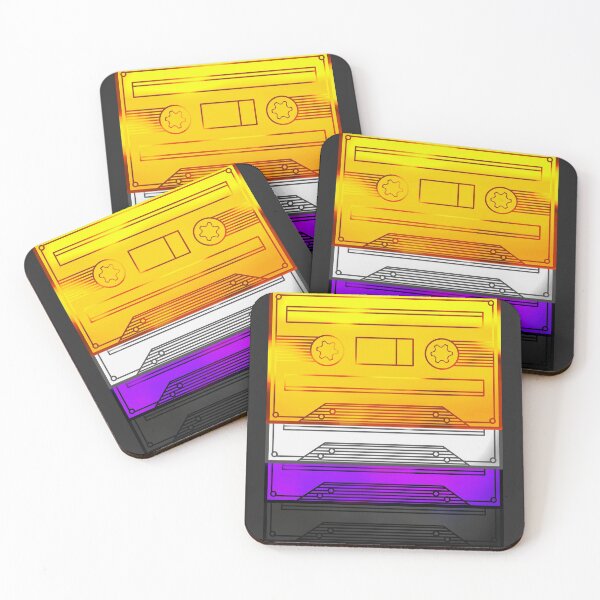 Item preview, Cassette Tapes - Nonbinary Pride designed and sold by rollingtape.