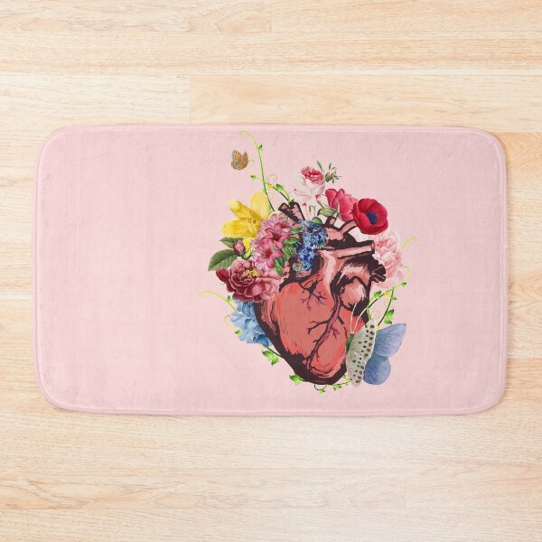 Item preview, Floral Anatomical Heart with Butterflies designed and sold by Thordur Sturluson.