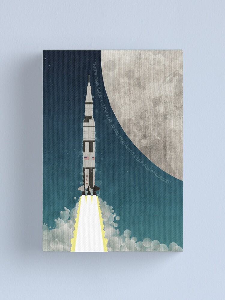 "Apollo Rocket" Canvas Print for Sale by Wyattdesign Redbubble