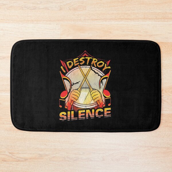 Item preview, I Destroy Silence Drumming Musician designed and sold by perfectpresents.