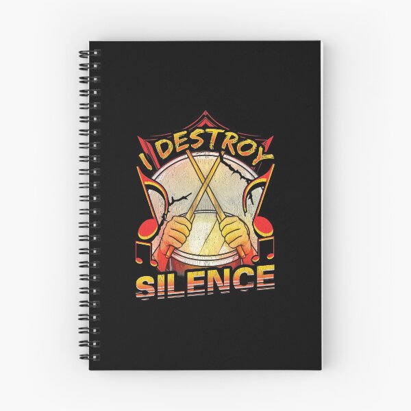 Item preview, I Destroy Silence Drumming Musician designed and sold by perfectpresents.