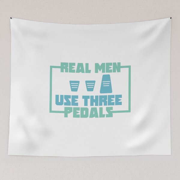 Item preview, Mens Real Men Use Three Pedals For A Car Fanatic Shifter product designed and sold by AYDreamers.