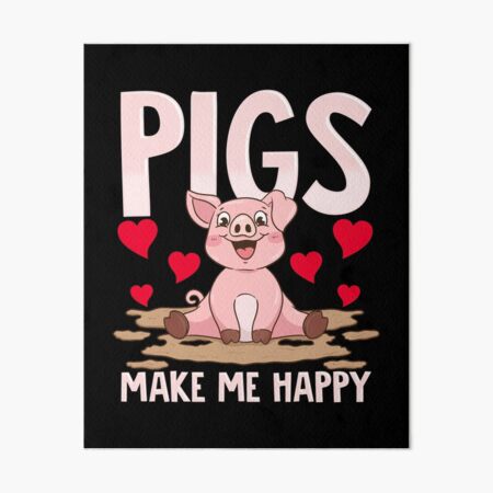 pic Adorable Girly Drawings Adorable Cute Drawings Of Girls adorable pigs make me happy cute piglet pig girl art board print by perfectpresents redbubble