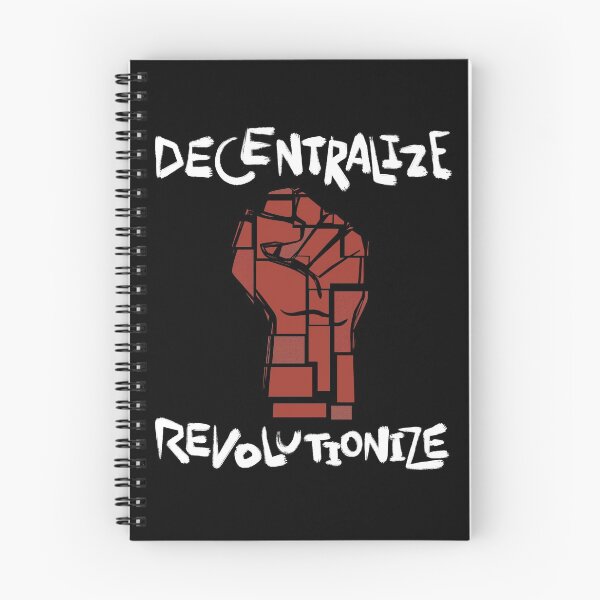 Item preview, Decentralize Revolutionize (alt design) designed and sold by SubtleSplit.