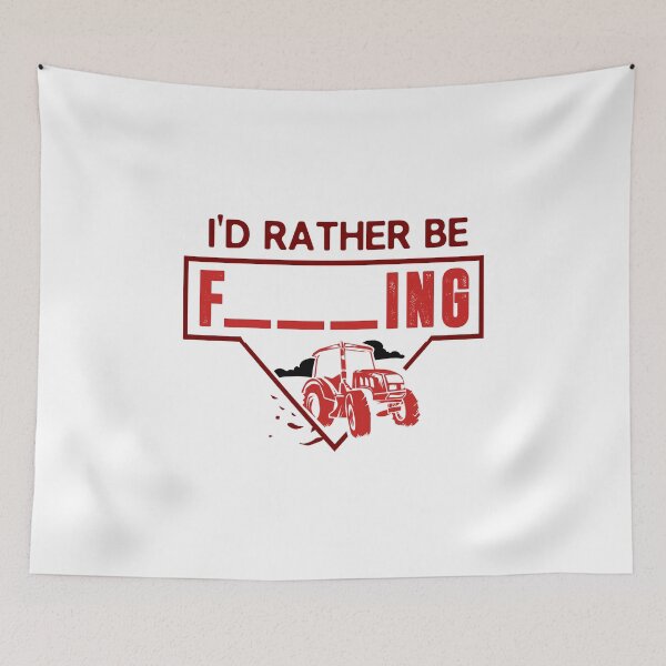 Item preview, Mens I'd Rather Be Farming Tractor Design For A Hobby Farmer design designed and sold by AYDreamers.