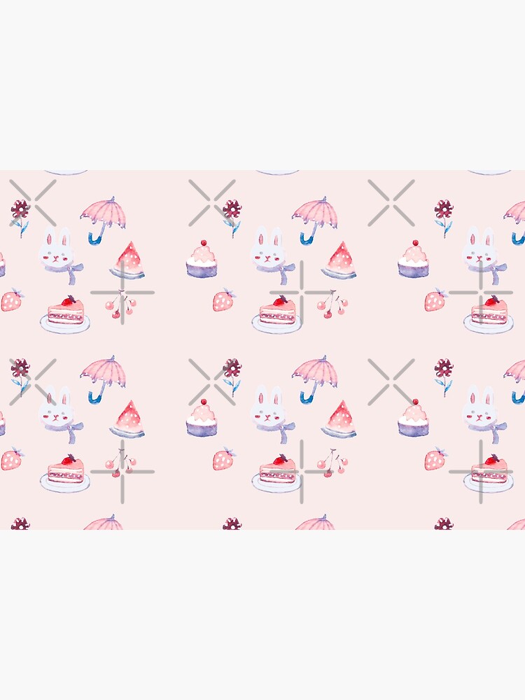 Bunny Dreaming of Pinks by whya