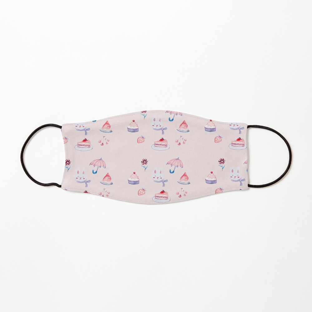 Bunny Dreaming of Pinks Mask