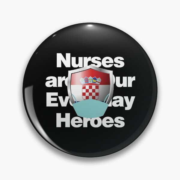 Item preview, Croatia Nurses are Everyday Heroes designed and sold by HelloFromAja.