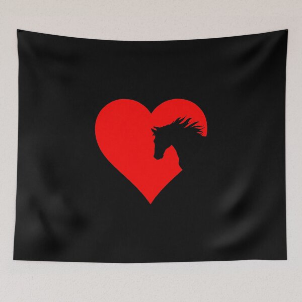 Item preview, Horse Heart Design For Horse Lovers design designed and sold by AYDreamers.