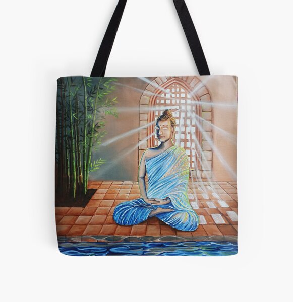 Buddha Nirvana Peace Spiritual Meditation Yoga' Tote Bag
