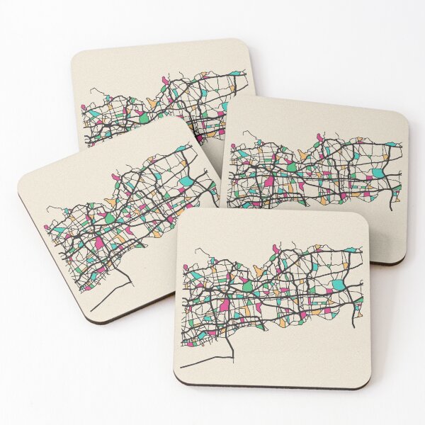 Item preview, Long Island Street Map designed and sold by A Deniz Akerman.