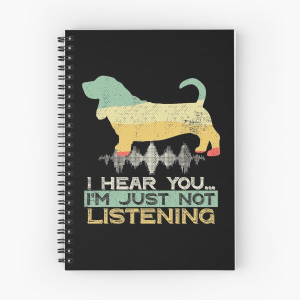 Item preview, Basset Hound Big Ears But Not Listening Design Idea design design designed and sold by Lisbob.