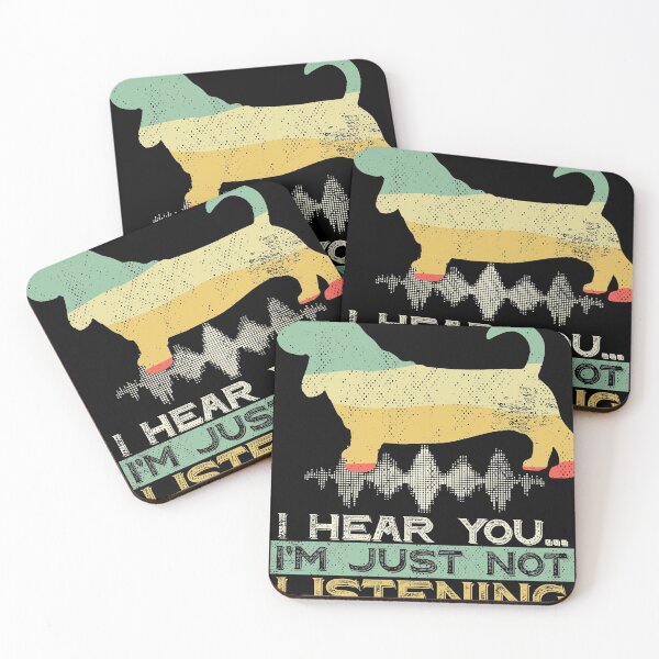Item preview, Basset Hound Big Ears But Not Listening Design Idea design design designed and sold by Lisbob.