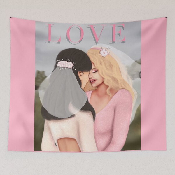 Item preview, Love is love, pride, support, awareness, lgbtqia, wedding,  designed and sold by WIKEDPrints.