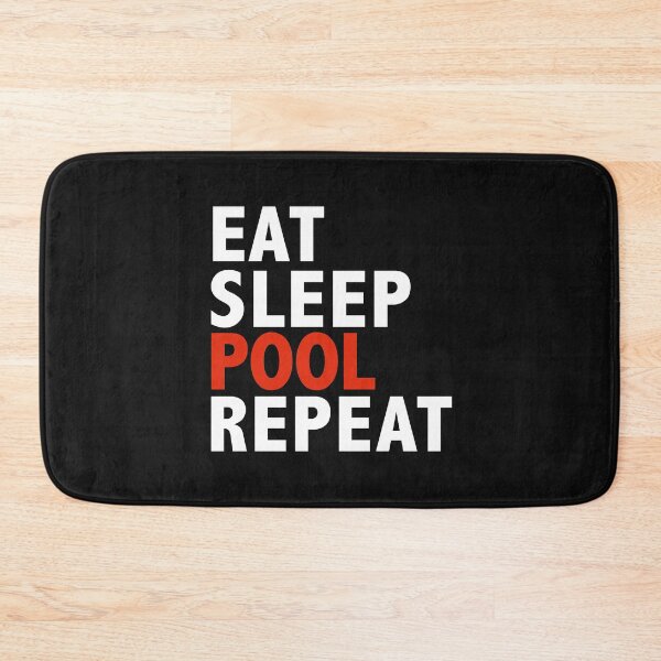 Item preview, Eat Sleep Pool Repeat Pool Player Billiards designed and sold by losttribe.