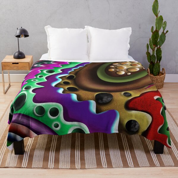 Item preview, abstract pattern in many metallic colors. designed and sold by Patricia Piotrak.