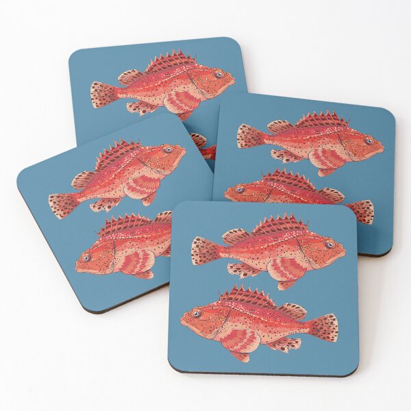 Item preview, sea fish grouper red ugly designed and sold by duxpavlic.