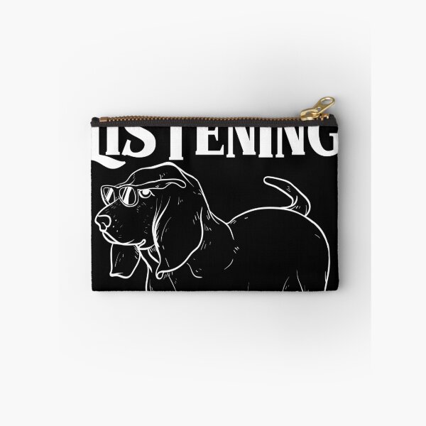 Item preview, Basset Hound Big Ears But Not Listening Design Idea design print designed and sold by Lisbob.
